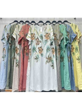 Sukienki damskie wloskie, Size uni,paczka 6szt,mix kolor