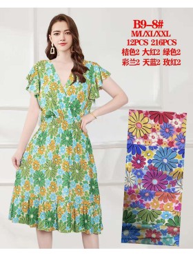 Sukienki damskie , Size m-2xl,paczka 12szt,mix kolor