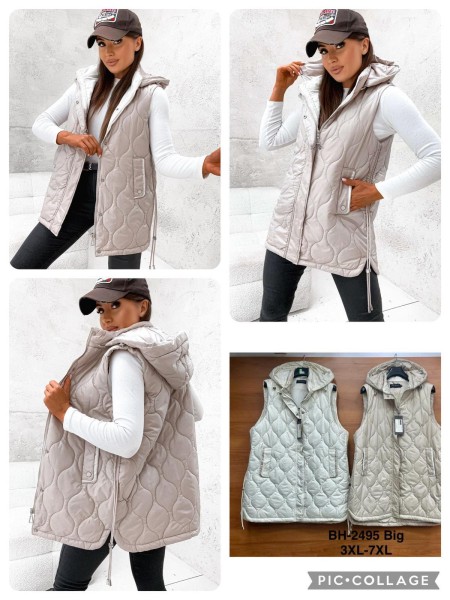Kamizelki damskie , Size 3xl-7xl,paczka 5szt,1kolor