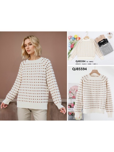 Swetry damskie tureckie, Size uni,paczka 8szt,mix kolor