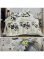 Komplet pościeli 100% satyna - bawełna 4 Częściowy Rozmiar : 200/220cm