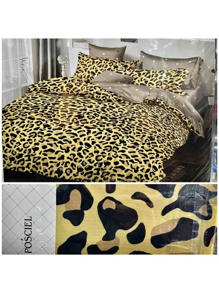 Komplet pościeli 100% satyna - bawełna 4 Częściowy Rozmiar : 200/220cm