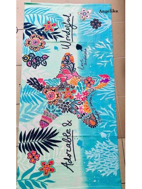 Ręczniki Plażowe Mikrofibra Rozmiar 80/150cm,Paczka 12 szt mix losowo