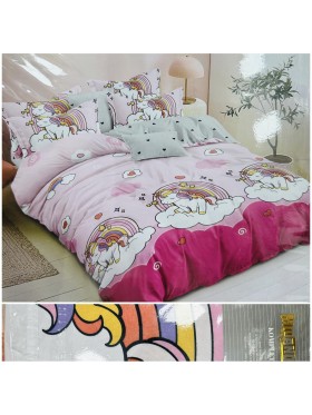 Komplet pościeli 100% satyna - bawełna 3 Częściowy Rozmiar :160/200cm,paczk 5szt mix