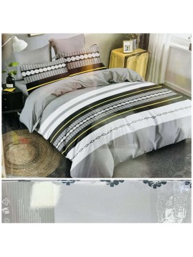 Komplet pościeli 100% satyna - bawełna 3 Częściowy Rozmiar :160/200cm,paczk 5szt mix