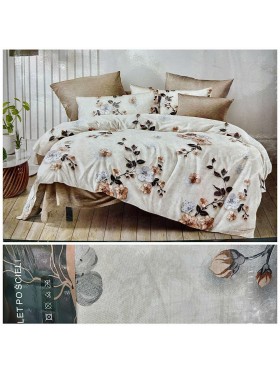 Komplet pościeli 100% satyna - bawełna 3 Częściowy Rozmiar :160/200cm