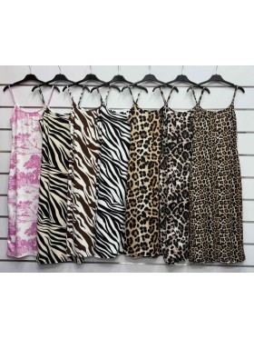 Sukienki damskie wloskie, Size uni,paczka 6szt,mix kolor