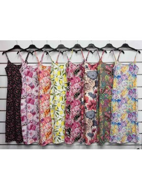 Sukienki damskie wloskie, Size uni,paczka 6szt,mix kolor