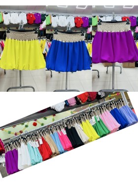 Spódnica damskie wloskie, Size uni,paczka 6szt,mix kolor