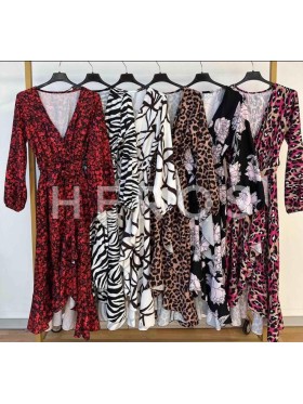 Sukienki damskie wloskie, Size uni ,paczka 6szt,mix kolor