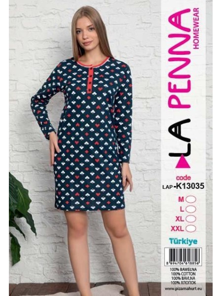 Koszule nocne damskie tureckie, Size m-2xl,paczka 12szt,jeden kolor