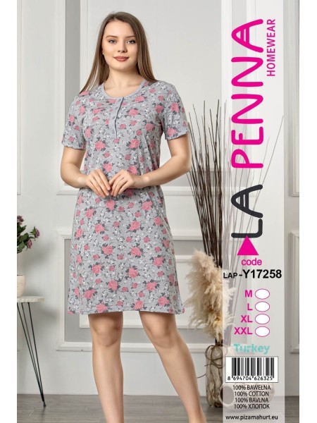 Koszule nocne damskie tureckie, Size m-2xl,paczka 12szt,jeden kolor