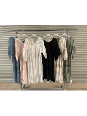 Sukienki damskie wloskie, Size uni ,paczka 6szt,mix kolor