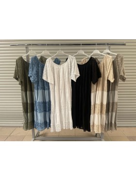 Sukienki damskie wloskie, Size uni ,paczka 6szt,mix kolor