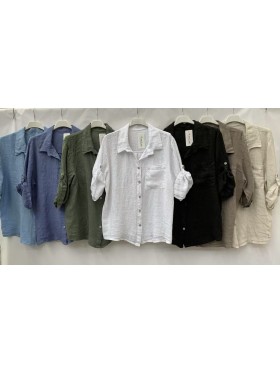 Koszule damskie wloskie, Size uni ,paczka 6szt,mix kolor