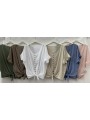 Bluzki damskie wloskie, Size uni ,paczka 6szt,mix kolor