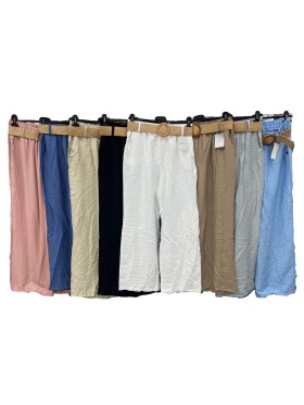 Spodnie damskie wloskie, Size uni ,paczka 6szt,mix kolor