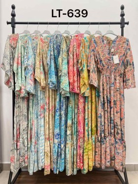 Sukienki jedwab  damskie , Size uni ,paczka 10szt,mix kolor
