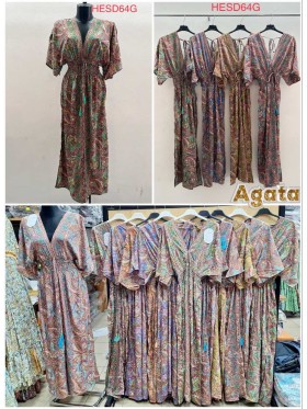 Sukienki jedwab  damskie , Size uni ,paczka 10szt,mix kolor