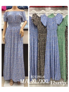 Sukienki damskie ,size m-2xl, paczka 12szt,mix kolor