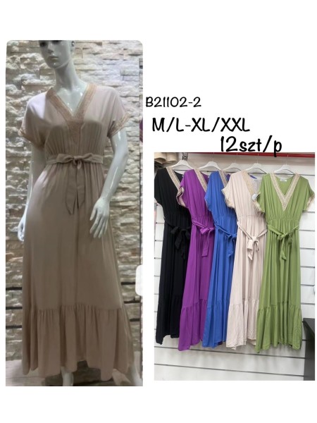 Sukienki damskie ,size m-2xl, paczka 12szt,mix kolor