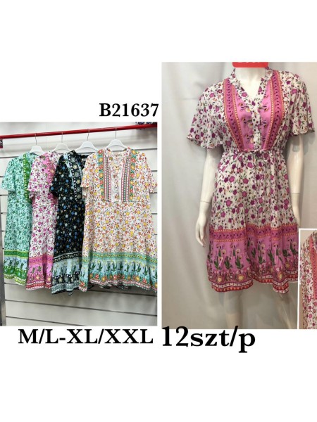 Sukienki damskie ,size m-2xl, paczka 12szt,mix kolor