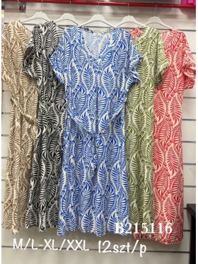 Sukienki damskie ,size m-2xl, paczka 12szt,mix kolor