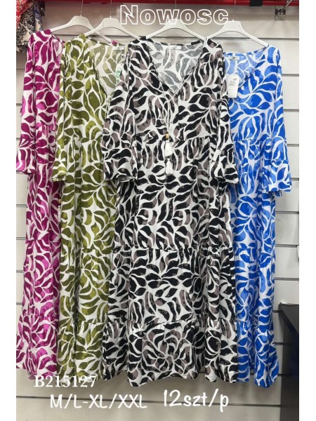 Sukienki damskie ,size m-2xl, paczka 12szt,mix kolor