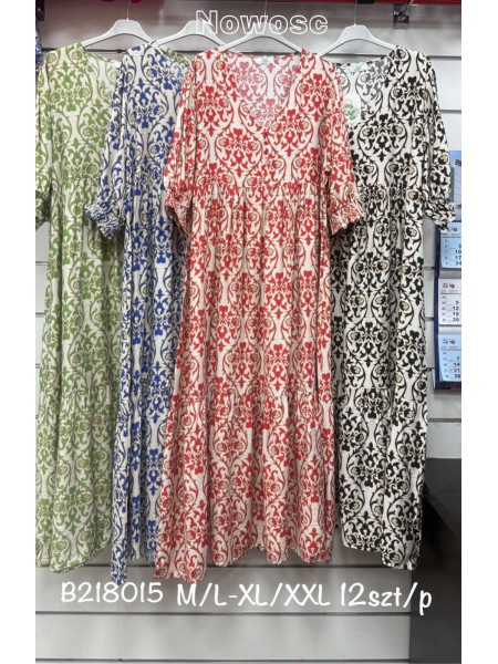 Sukienki damskie ,size m-2xl, paczka 12szt,mix kolor