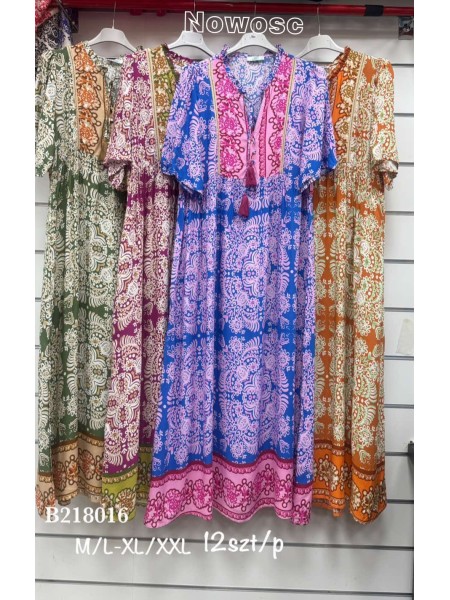 Sukienki damskie ,size m-2xl, paczka 12szt,mix kolor