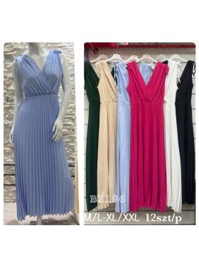 Sukienki damskie ,size m-2xl, paczka 12szt,mix kolor