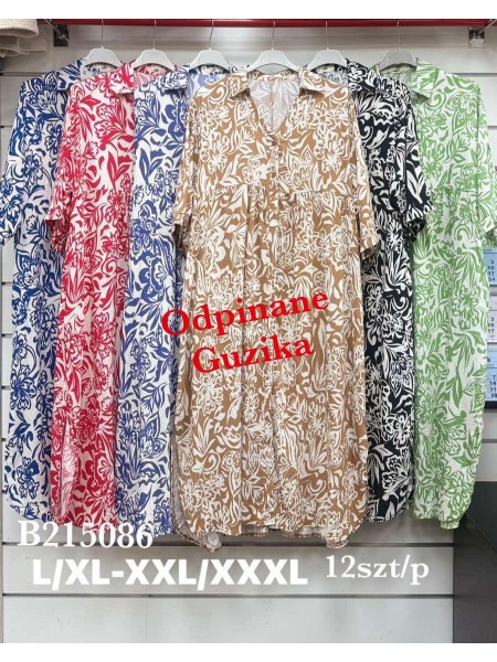 Sukienki damskie ,size l-3xl, paczka 12szt,mix kolor