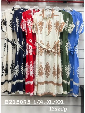 Sukienki damskie ,size l-2xl, paczka 12szt,mix kolor