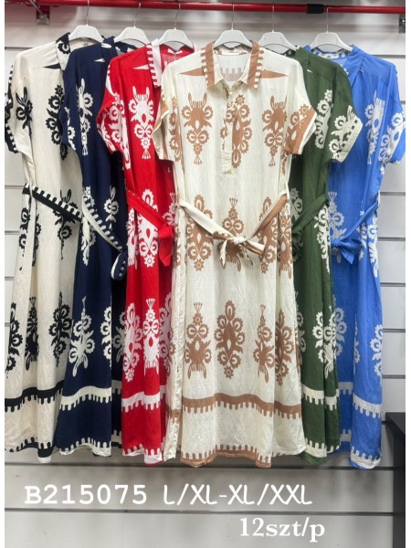 Sukienki damskie ,size l-2xl, paczka 12szt,mix kolor