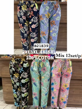 Spodnie damskie ,size 2-5xl, paczka 12szt,mix kolor