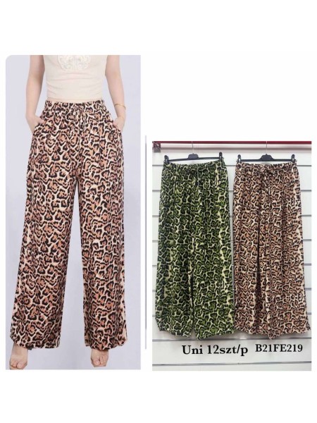 Spodnie damskie ,size uni, paczka 12szt,mix kolor