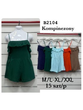 Kombinezony damskie ,size m-2xl, paczka 15szt,mix kolor