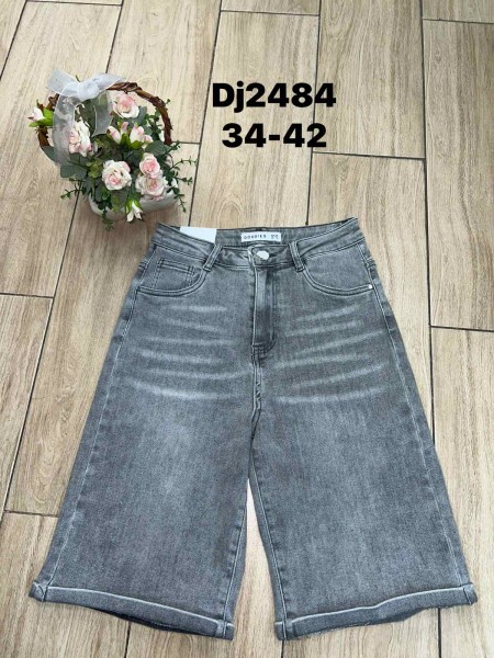 Spodenki jeansowe damskie ,size 34-42, paczka 10szt,