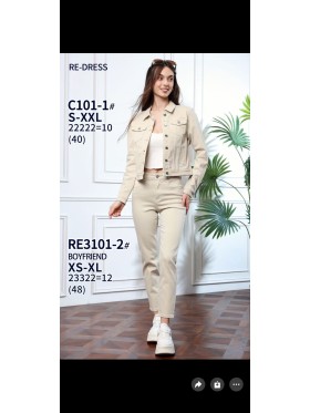 Kurtki Jeansowe damskie ,size s-2xl, paczka 10szt,