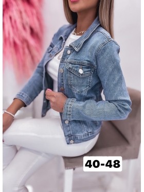 Kurtki Jeansowe damskie ,size 40-48, paczka 10szt,