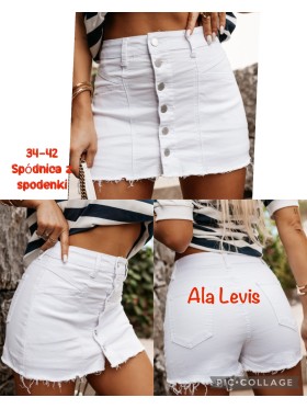 Spódnica krótka jeansowa damska ,size 34-42, paczka 12szt,