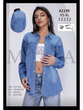 Koszule Jeansowe damskie ,size xs-xl, paczka 10szt,