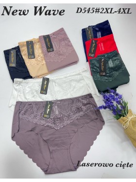 Majtki damskie, size 2-4xl paczka 24szt ,mix kolor