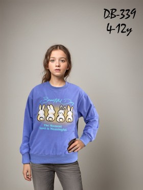 Bluza dzieciece rozm 4-12 lat, paczka 5szt,1 kolor