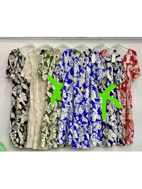 Sukienki damskie Włoski ,size uni ,paczka 6szt mix kolor