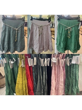 Spódnica  damskie Włoski ,size uni ,paczka 6szt mix kolor
