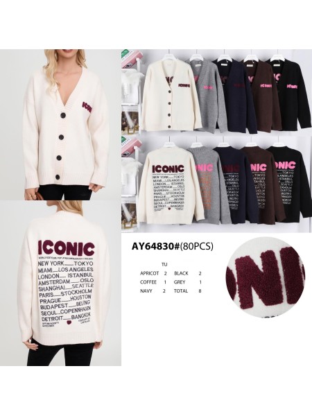 Swetry damskie tureckie,size uni ,paczka 8szt, mix kolor