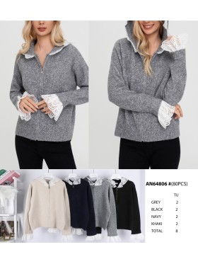 Swetry damskie tureckie,size uni ,paczka 8szt, mix kolor