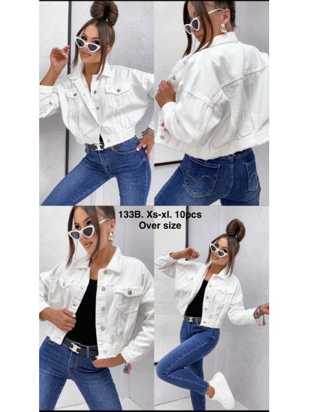 Kurtki Jeansowe damskie ,size xS-xl, paczka 10szt,
