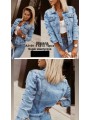 Kurtki Jeansowe damskie  M'sara,size XS-XL, paczka 10szt,